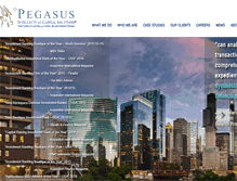 Tablet Screenshot of pegasusics.com